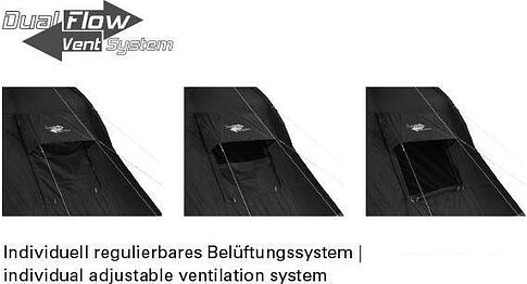 Кемпинговая палатка High Peak Meran 4.0 (светло-серый/темно-серый/зеленый)