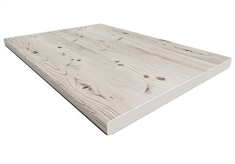 Готовая кухня Интерлиния Мила Лайт 1.68x3.0 левая (белый платинум/бетон/бискайская сосна)