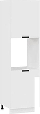 Шкаф напольный Трия Гренада 1П6 (белый/холст белый)