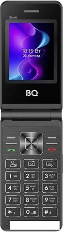 Кнопочный телефон BQ BQ-2411 Shell (черный)