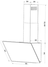Кухонная вытяжка MAUNFELD Eagle 60 (белый)