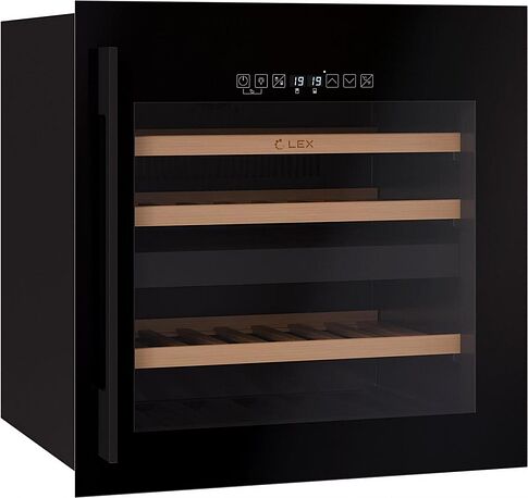Винный шкаф LEX LWD6036BL Dual Zone S