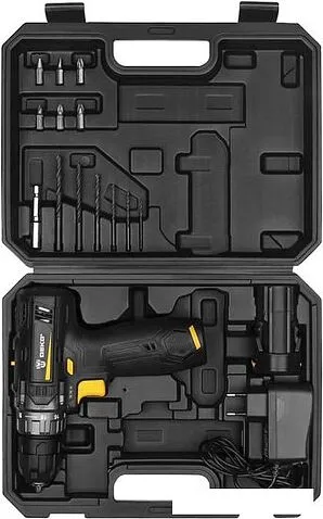 Дрель-шуруповерт Deko GCD12DU3 SET6 063-4007 (с 2-мя АКБ, кейс)