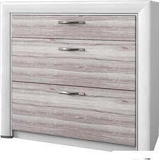 Комод Anrex Olivia 3S (вудлайн кремовый/дуб анкона)