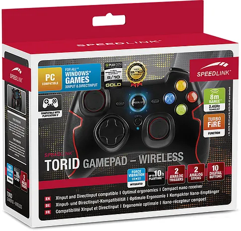 Геймпад SPEEDLINK Torid Gamepad Wireless [SL-6576-BK-02]