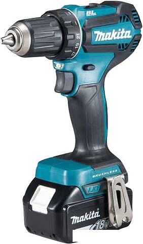 Дрель-шуруповерт Makita DDF485SYE (с 2-мя АКБ, кейс)