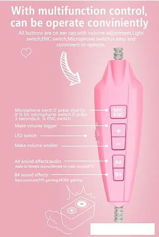 Наушники Somic G238 7.1 (розовый)