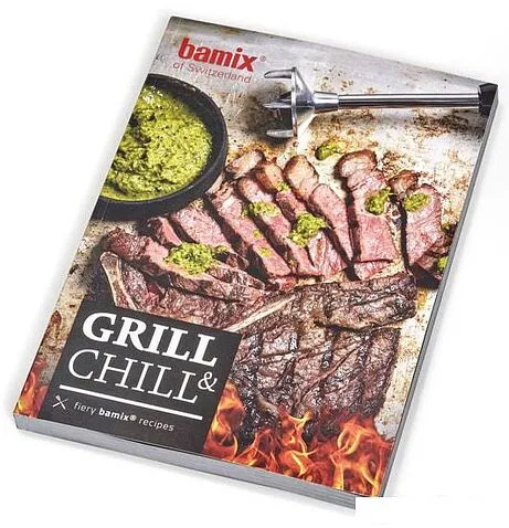 Погружной блендер Bamix DeLuxe M200 BBQ (черный)