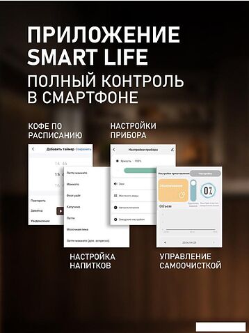 Кофемашина Weissgauff WCM-345 TFT Automatic Touch Cappuccino Nero WiFi