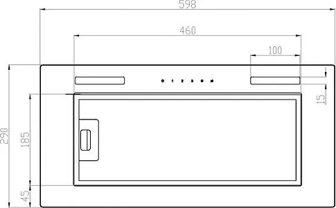 Кухонная вытяжка Schtoff DNS light 60 Black (черный)
