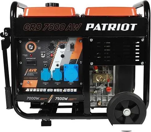 Дизельный генератор Patriot GRD 7500AW