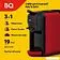 Капсульная кофеварка BQ CM3000 (черный/красный)