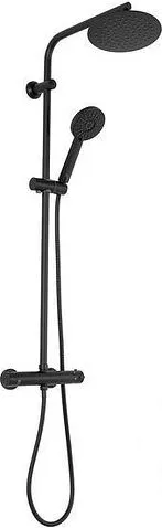 Душевая система  Rea Bliss Black REA-P8804