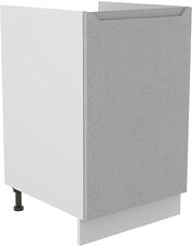 Шкаф напольный ДСВ Тренто СМ 500 левый (серый/белый)