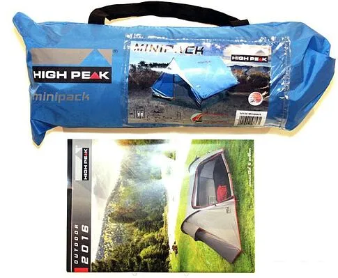 Палатка High Peak Minipack 10155 (синий)