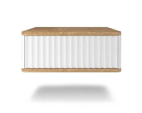 Тумба Shtabe Royal 5000 эко (белый/дуб сантана)