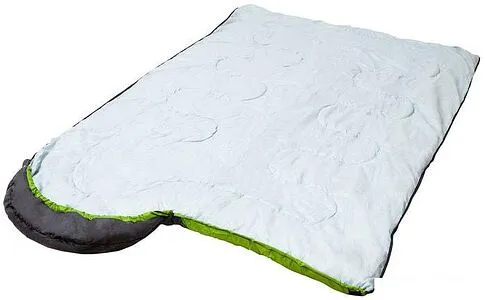 Спальный мешок Acamper Hygge 2x200г/м2 (зеленый/черный)