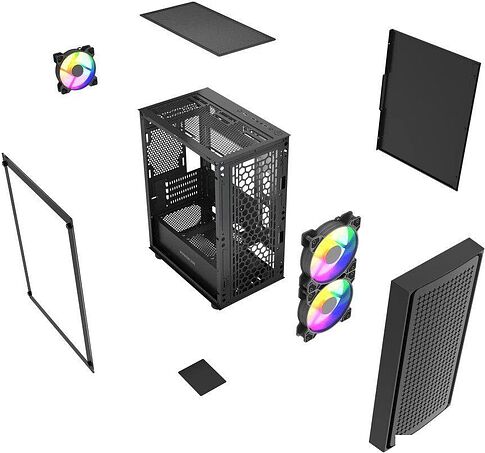 Корпус Powercase Mistral Micro EM20 CMMEM20B-L3