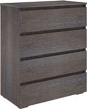 Комод Кортекс-мебель Бари 80 4ш (береза/береза/береза)