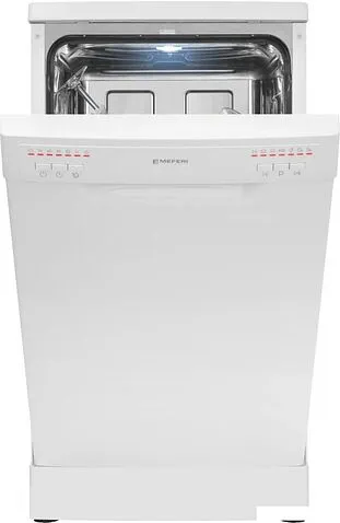 Отдельностоящая посудомоечная машина Meferi MDW4562WH FS Light