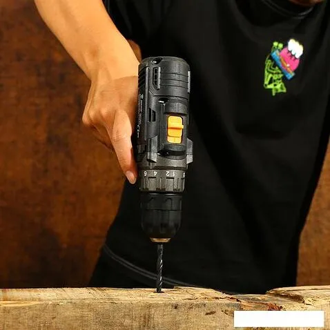 Дрель-шуруповерт Deko GCD12DU3 SET6 063-4007 (с 2-мя АКБ, кейс)