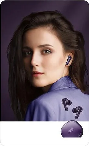 Наушники QCY T13X (фиолетовый)