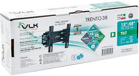 Кронштейн VLK TRENTO-38 (черный)