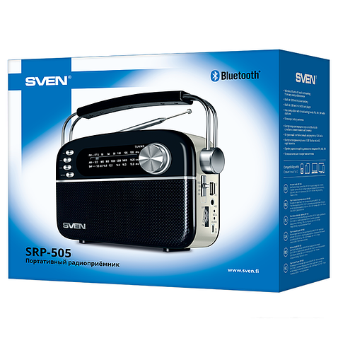 Радиоприемник SVEN SRP-505 (черный)