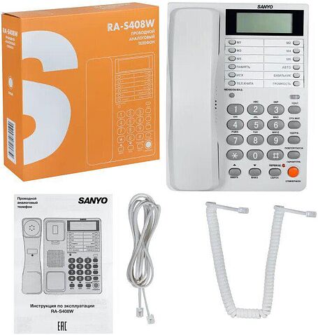 Проводной телефон Sanyo RA-S408W