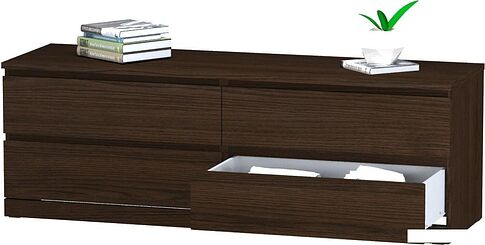 Комод Mio Tesoro Varma Prime 4D (коричневый)