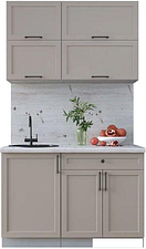 Готовая кухня Интерлиния Тренд 1.2Б (луна/луна/бискайская сосна)