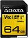 Карта памяти ADATA Premier ONE ASDX64GUII3CL10-C SDXC 64GB