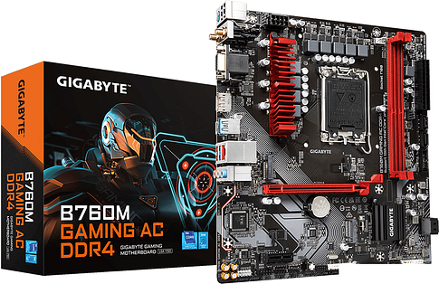 Материнская плата Gigabyte B760M Gaming AC DDR4 (rev. 1.x)