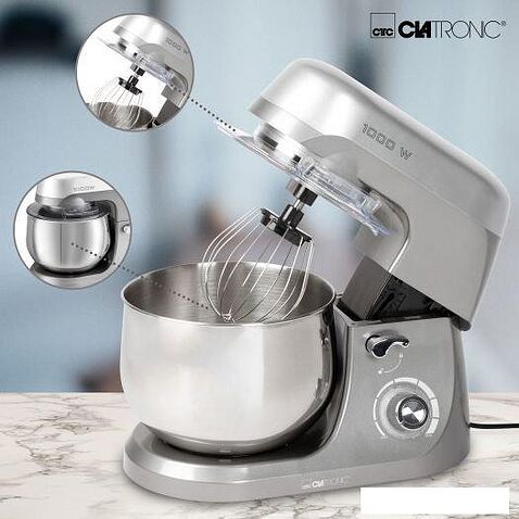 Планетарный миксер Clatronic KM 3709 (титан)