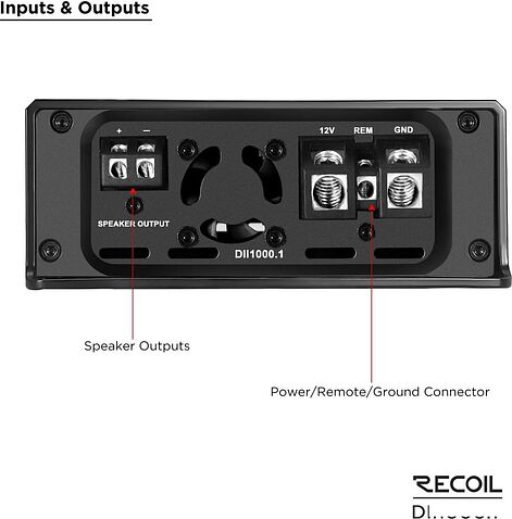 Автомобильный усилитель Recoil DII1000.1