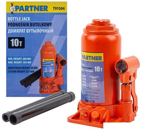 Бутылочный домкрат Partner PA-T91004 (10т)