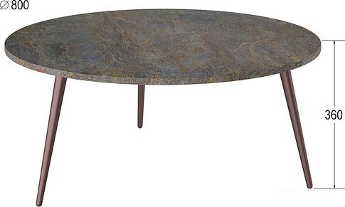 Журнальный столик Калифорния мебель Рикон (гранж)