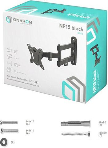 Кронштейн Onkron NP15 (черный)