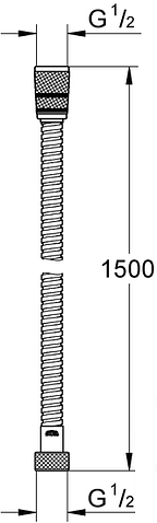 Душевой шланг Grohe Rotaflex Metal Longlife 28417000 (хром)
