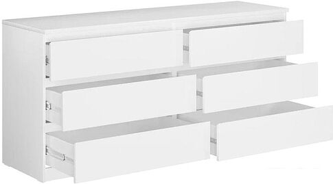 Комод Mio Tesoro Мальта 6 ящиков 160x76 2.05.02.060.1 (белый)