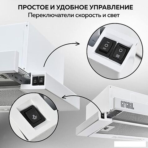 Кухонная вытяжка GFgril GF-HD100TW