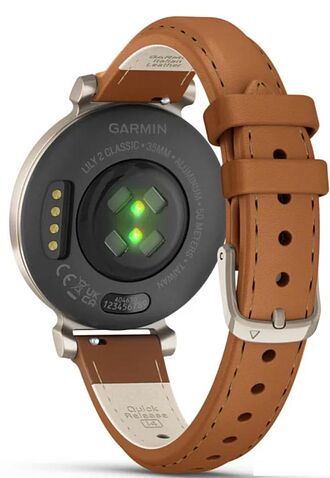 Умные часы Garmin Lily 2 Classic (кремовое золото/коричневый)
