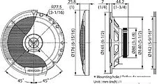 Коаксиальная АС Kenwood KFC-S1766