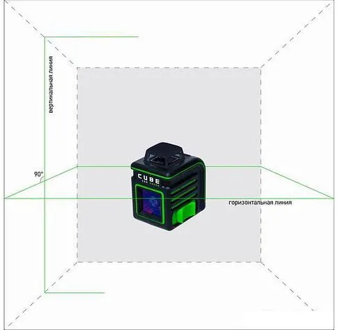 Лазерный нивелир ADA Instruments Cube 360 Green Basic Edition А00672