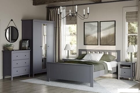 Комод Mio Tesoro Сага 3 ящика 2.08.02.020.4 (серый)