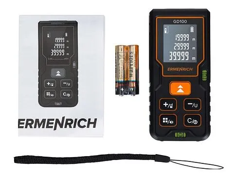 Лазерный дальномер Ermenrich Reel GD100 81424