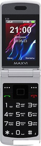 Телефон Maxvi E28 (черный)