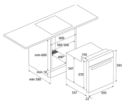 Духовой шкаф TEKA HLB 830 (черный) [41560062]