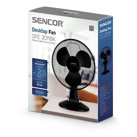 Вентилятор Sencor SFE 3011BK