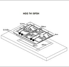 Варочная панель Weissgauff HGG 741 BFSH